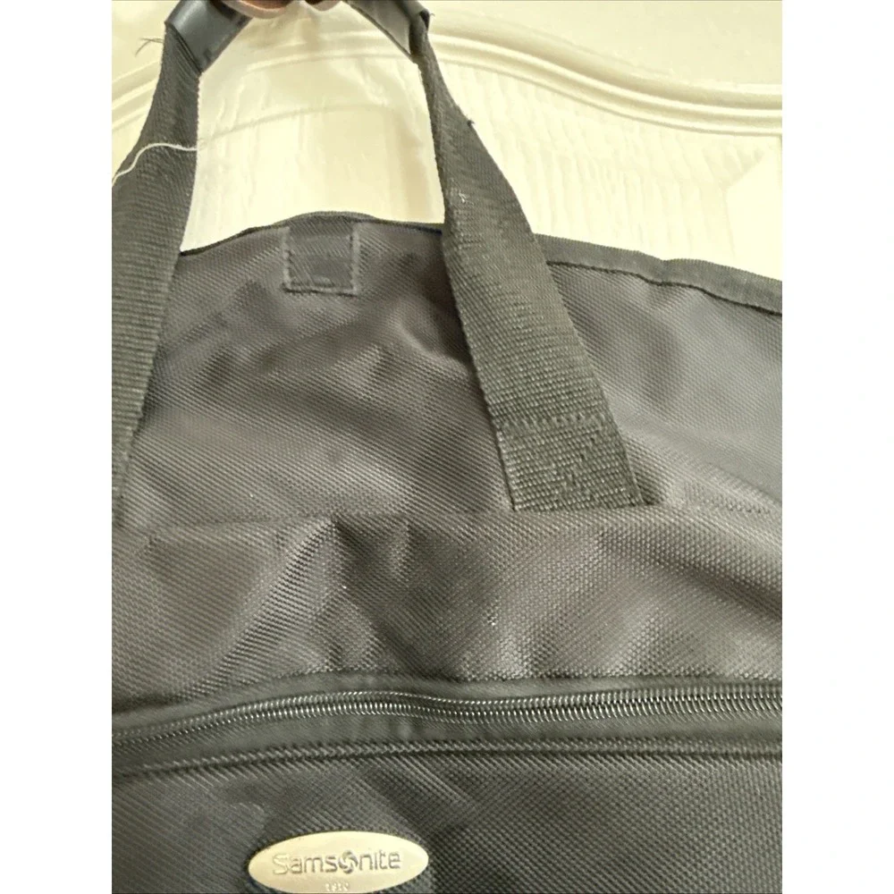 Samsonite Folding Vintage Garment Suit‎ Clothing Travel Bag Luggage Black 4088